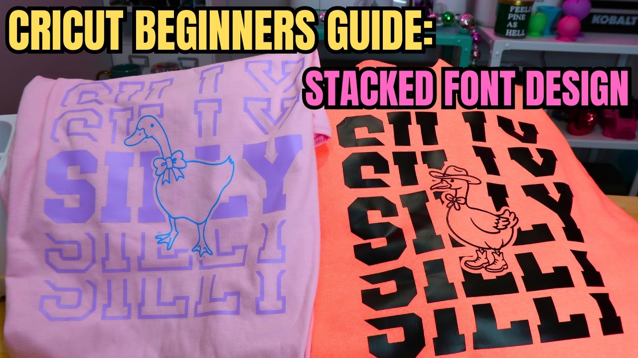 Дизайн в Cricut Design Space | Урок по использованию шрифтов Stack Fonts и SVG