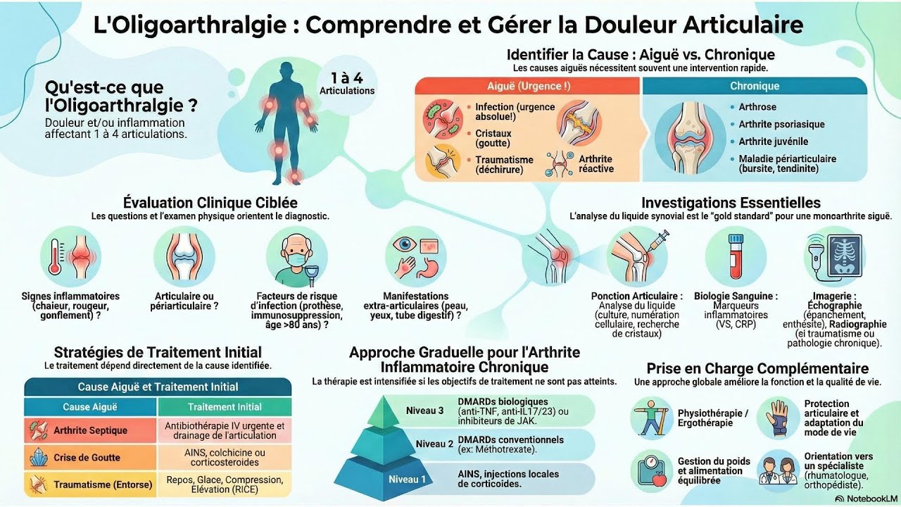 EACMC.050-1 : OLIGOARTHRALGIE (DOULEUR DANS UNE A QUATRE ARTICULATIONS) (simplifiée)