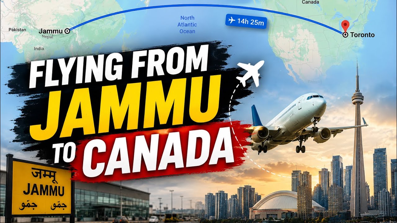 JOURNEY✈️ FROM JAMMU TO TORONTO🏙️| 🇮🇳🛫🇨🇦