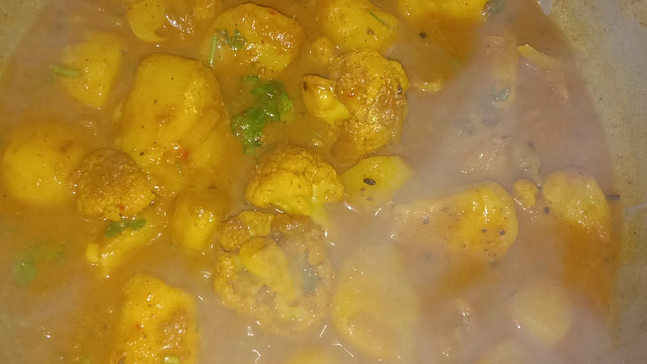शादी पार्टी में बनने वाले आलू गोभी की सीक्रेट रेसिपी / Aloo gobi ki sabji #food #indianfood 
