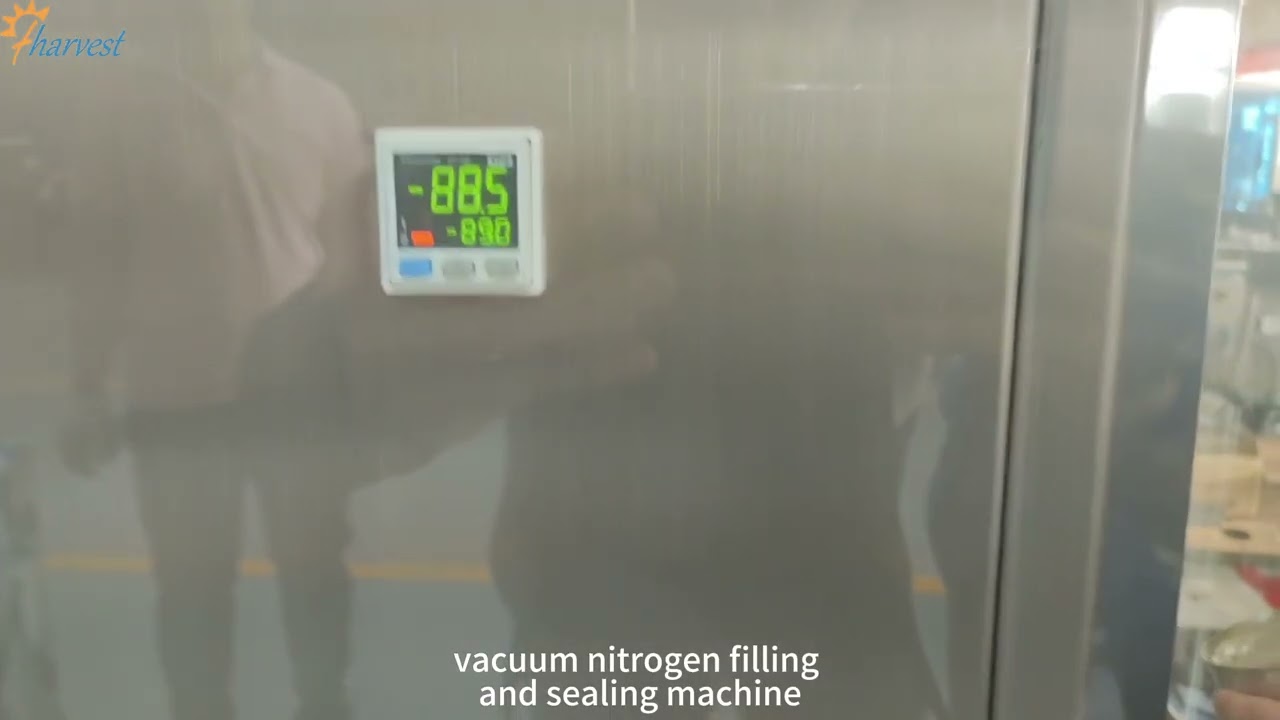 Food Grade Milk Powder Sealing: Full-Auto Vacuum Nitrogen Filling Machine (O₂ Control)