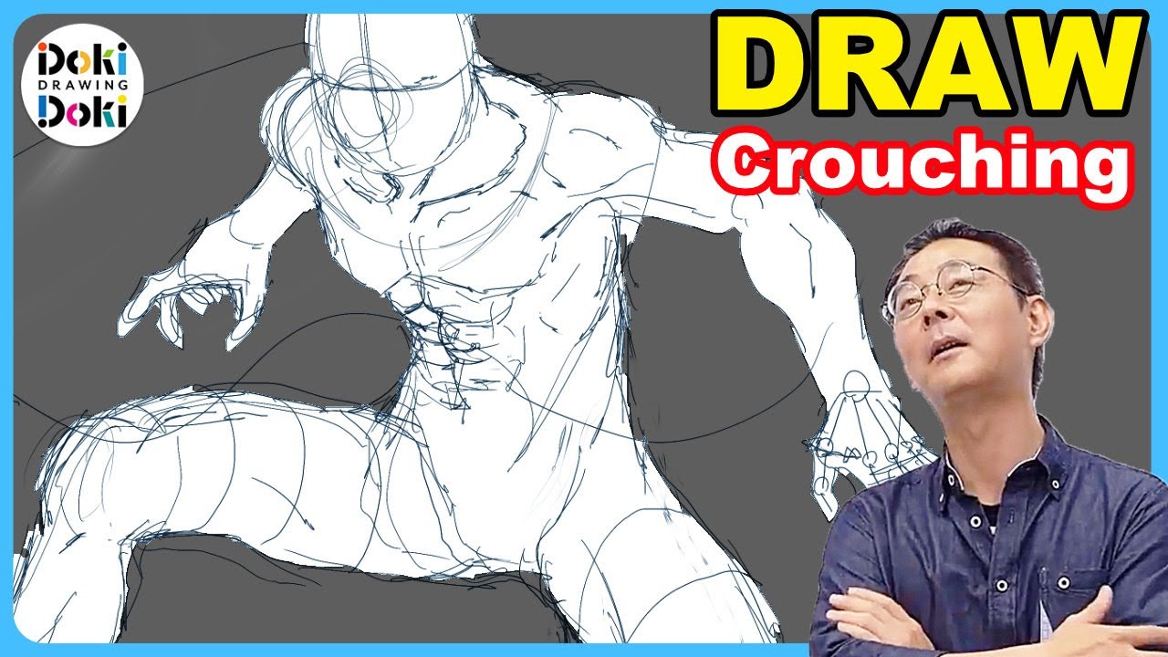 Draw A Hero Crouching Pose｜Japanese Pro Gives Advice