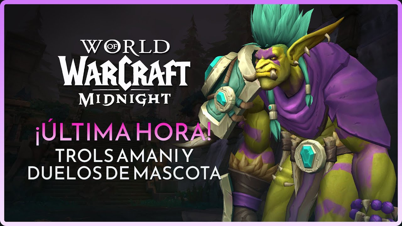 CONFIRMADO! PODRÁS JUGAR COMO UN TROL AMANI EN WORLD OF WARCRAFT