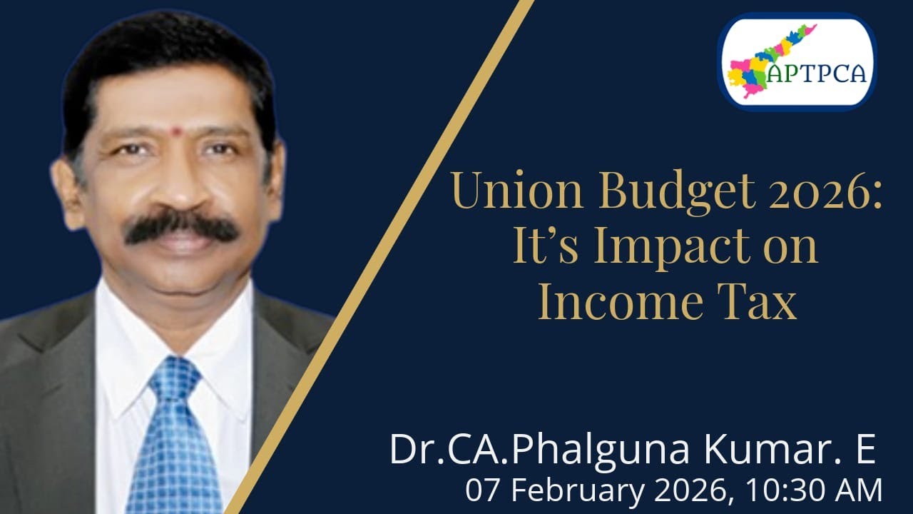 Budget Session by Dr. Phalguna Kumar E, CA