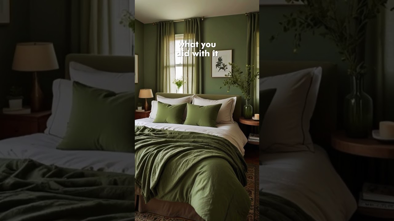 Where to use olive green paint in your home when renovating