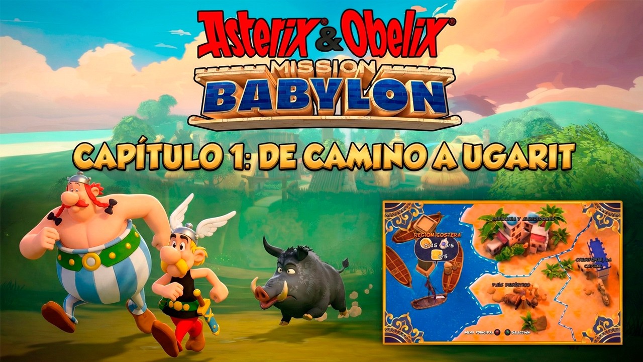 # 1 # ASTERIX & OBELIX :MISSION BABYLON _DE CAMINO A UGARIT #gameplayespañol #plataformas