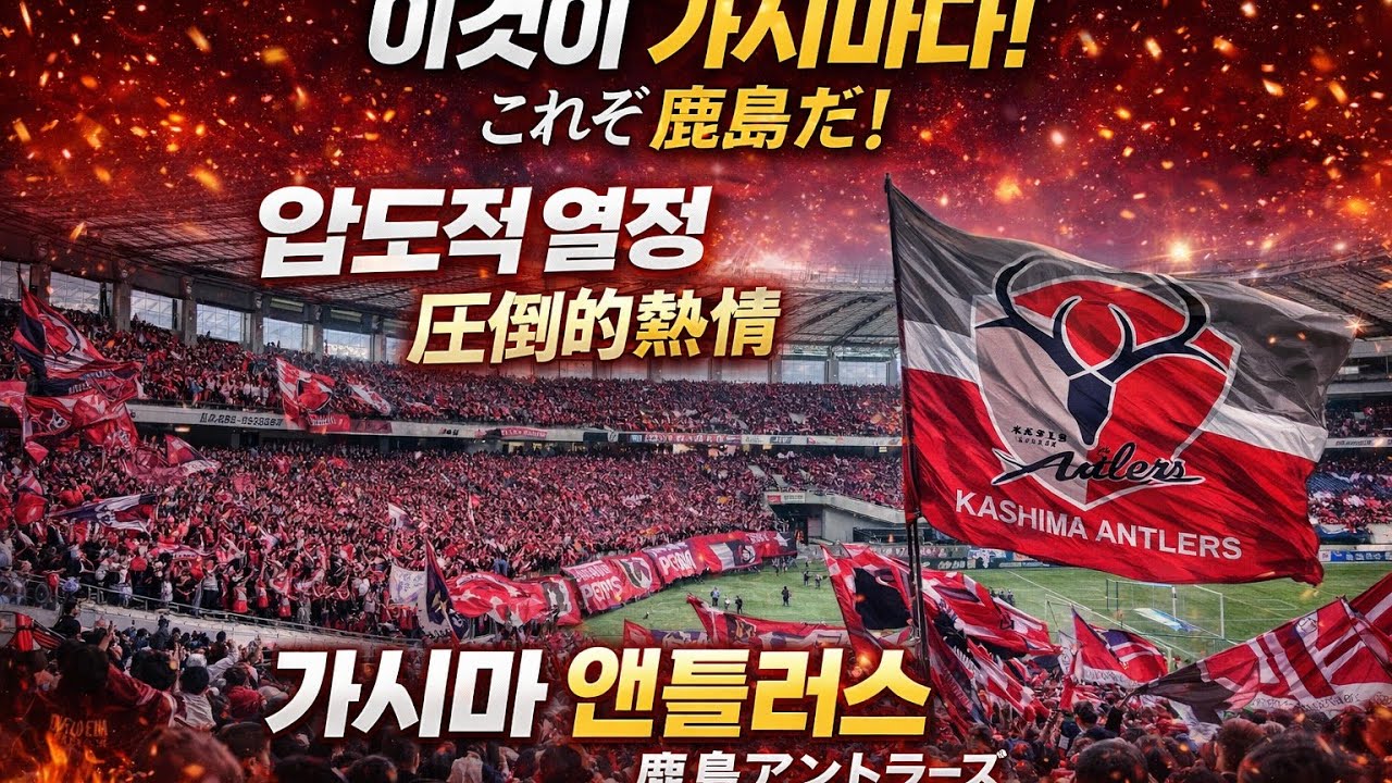 ロマンチックな情熱狂った鹿島アントラス (낭만 치사량 가시마 응원)