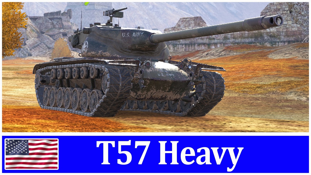 T57 Heavy. первые 100 боёв. Tanks Blitz