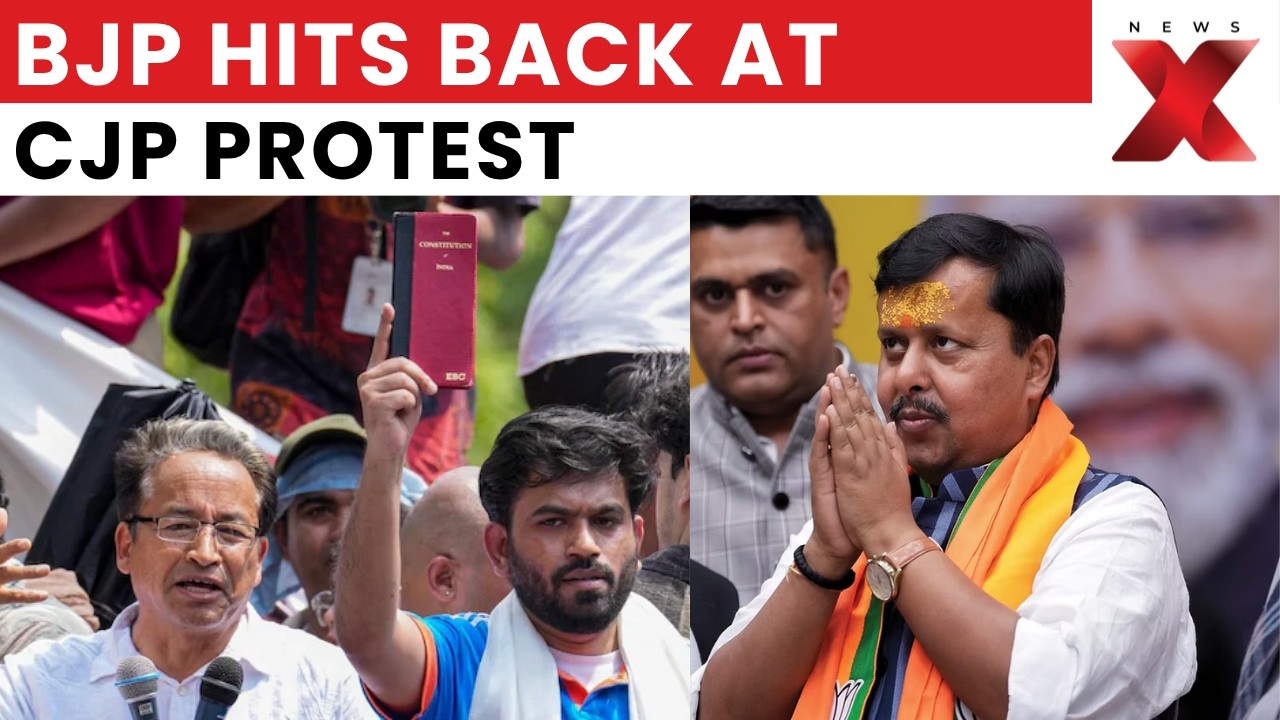 CJP vs BJP PROTEST: BJP Takes Veiled Swipe At Protest Organisers | NEET Paper Leak Protest