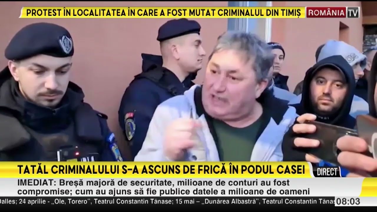 Revolta a degenerat în comuna bunicilor ucigașului lui Mario!