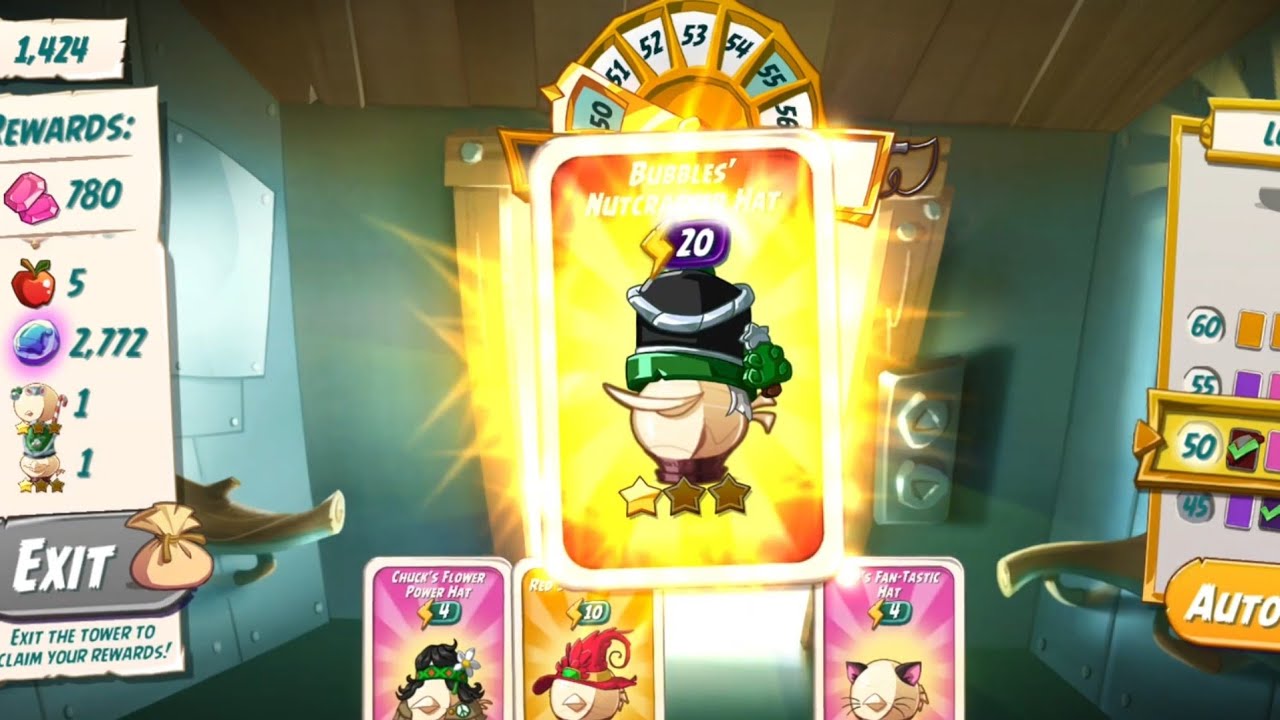 Angry Birds 2 - Tower of Fortune used 1 Express Ticket