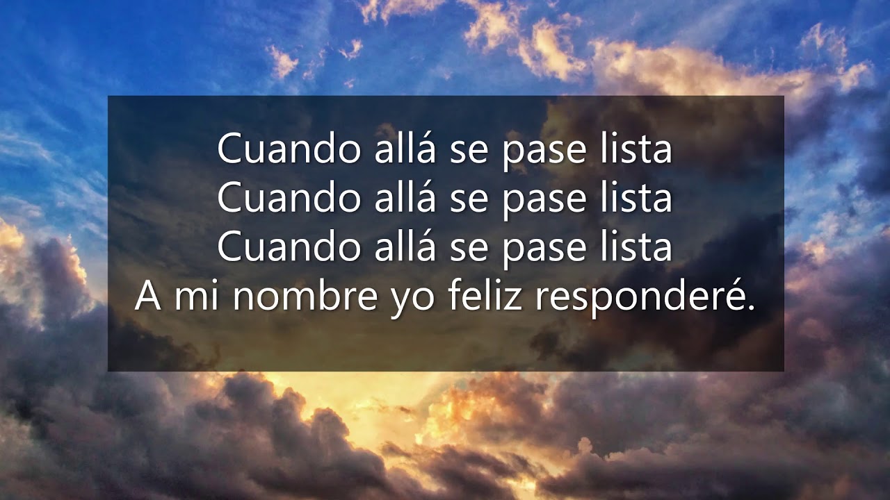 Himno 504 Cuando all&aacute; se pase lista video