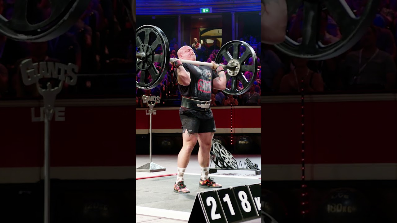 218kg/ 480lbs Axle Press WORLD RECORD attempt