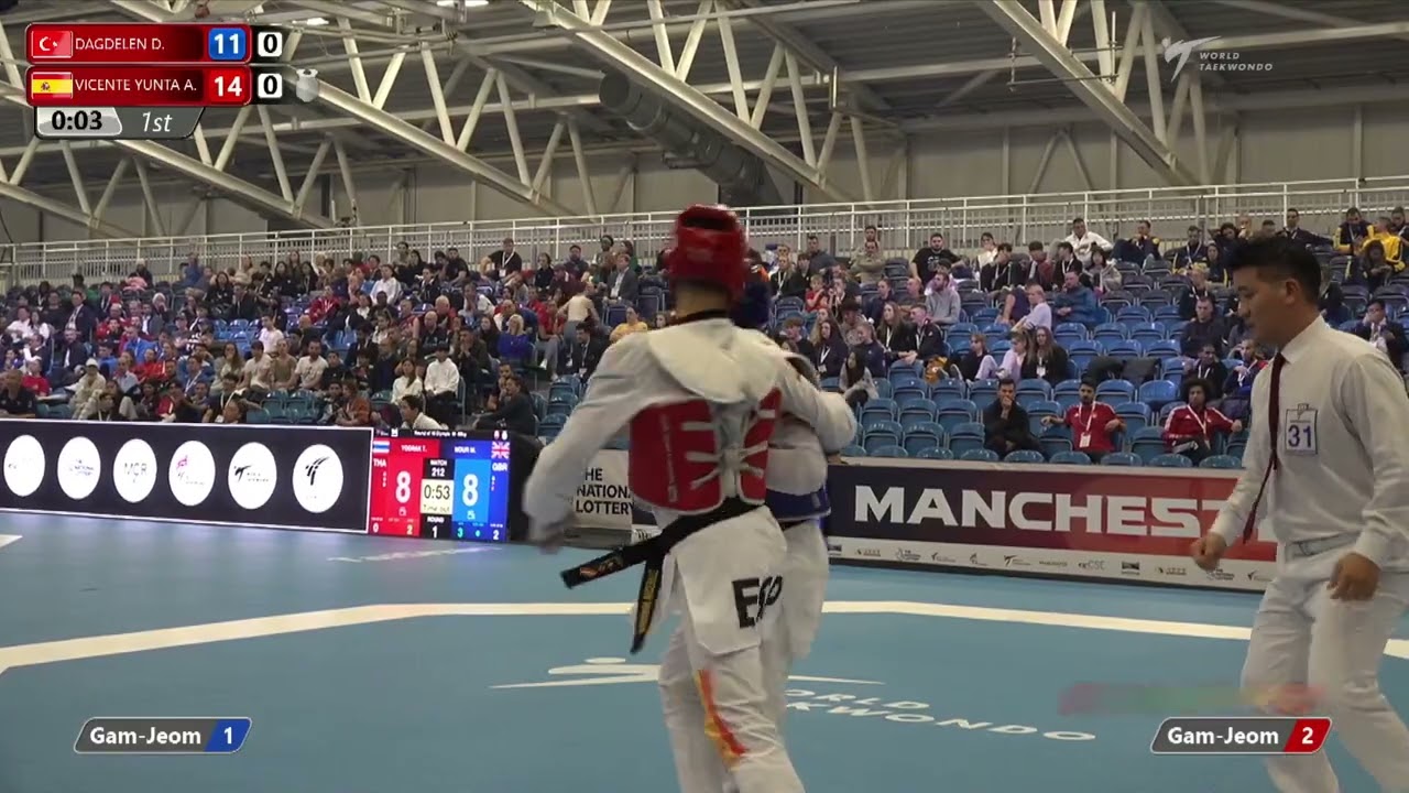 311 R-16 M-58kg 🔵 DAGDELEN Deniz TUR vs 🔴 VICENTE YUNTA Adrian ESP I Manchester 2022 WT GP