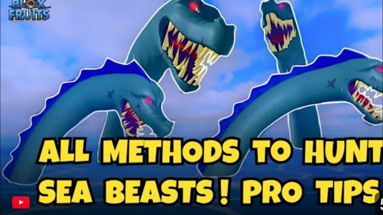 Sea beast hunt+terror shark #roblox #bloxfruits 