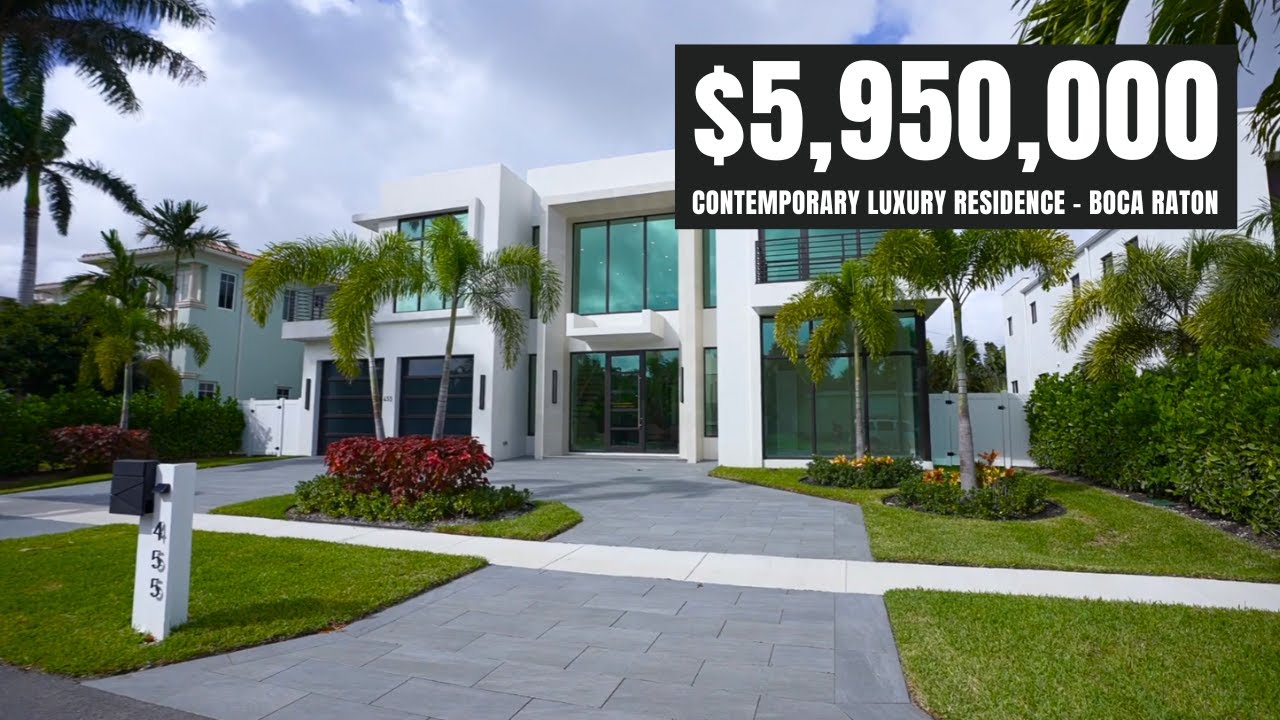 455 Northeast 4th Street, Boca Raton, FL 33432 | Contemporary Luxury Residence in Boca Raton