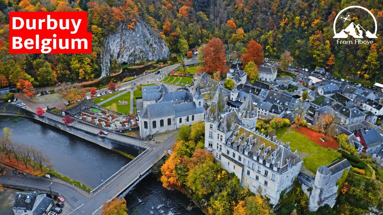 Durbuy, Belgium | 4k | 2021 | Ardennes in Autumn | Drone DJI Mini 2