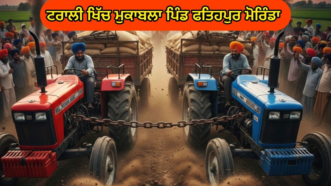 🔫ਟਰਾਲੀ ਖਿੱਚ 🚜ਮੁਕਾਬਲਾ 💪ਪਿੰਡ ਫਤਿਹਪੁਰ (ਮੌਰਿੰਡਾ) ॥ JOHNDEERE VS JOHNDEERE💣