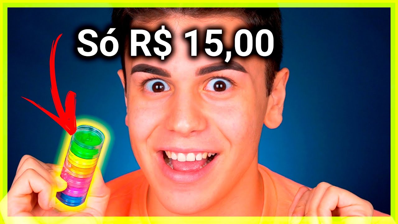 COMO FAZER MAQUIAGEM NEON BARATINHA!