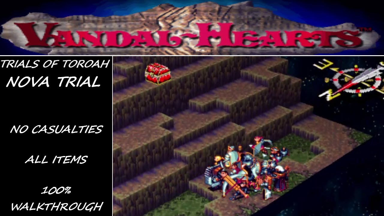 The Trials of Toroah - Nova Trial | VANDAL HEARTS (PS1) 100% WALKTHROUGH (Trial 1)