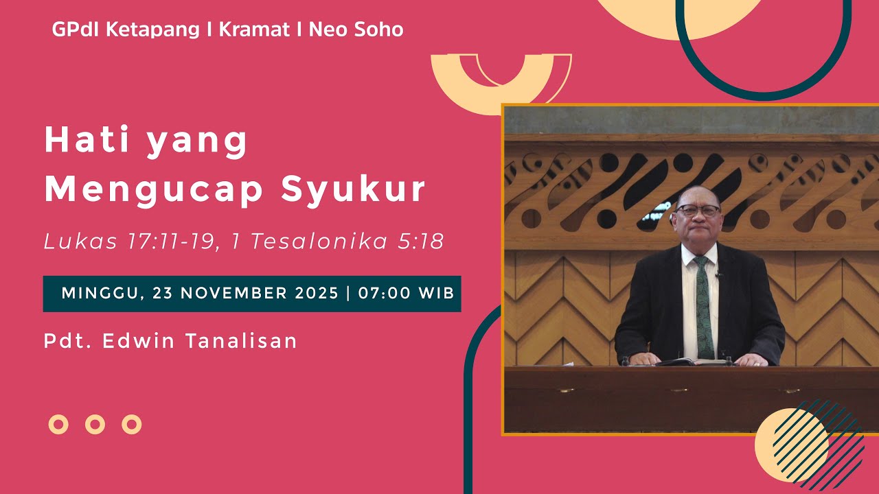 Ibadah Online Gereja Pantekosta di Indonesia - 23 November 2025 || GPdI Ketapang
