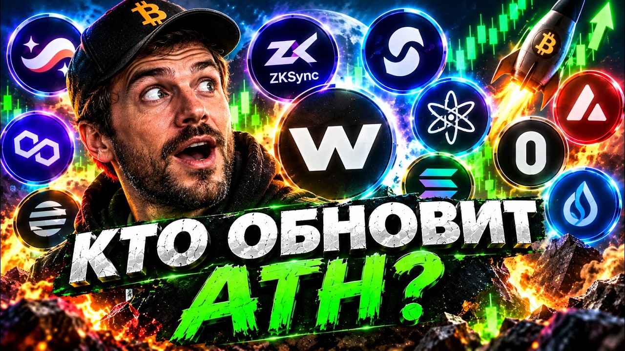 КАКИЕ АЛЬТЫ НИКОГДА НЕ ОБНОВЯТ ATH? РАЗБИРАЕМ STRK, ZK, ZRO, W, APT, ATOM, DOT, ENA и т.д.