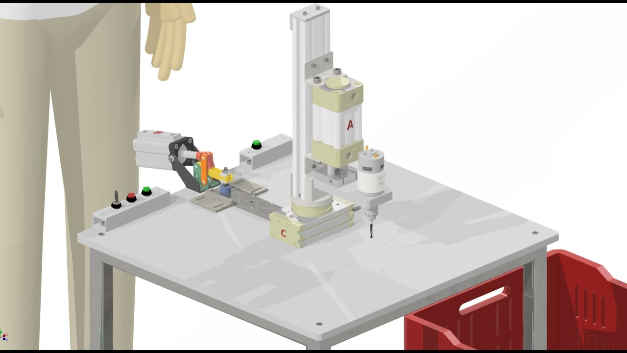 Semi-automatic drilling system
