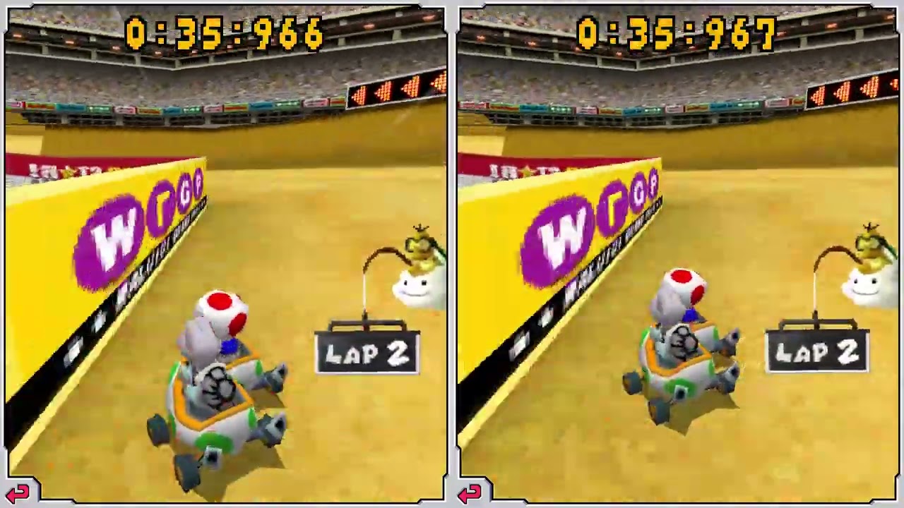 [MKDS] Taiga VS Taiga Wario Stadium Shortcut WORLD RECORDS!