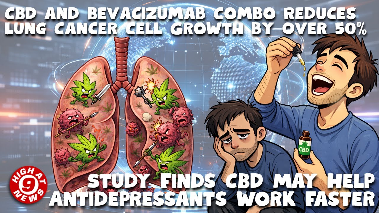 CBD and Bevacizumab Combo Reduces Lung Cancer Cell Growth by Over 50%