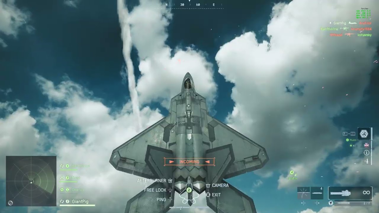 Battlefield 6 - insane 2 missile cobra maneuver jet dodge