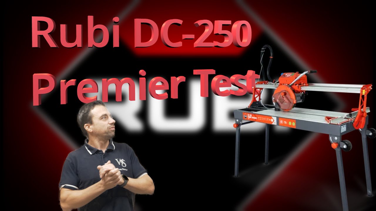 RUBI DC-250 SMART ADVANCE – Première prise en main sur grès cérame