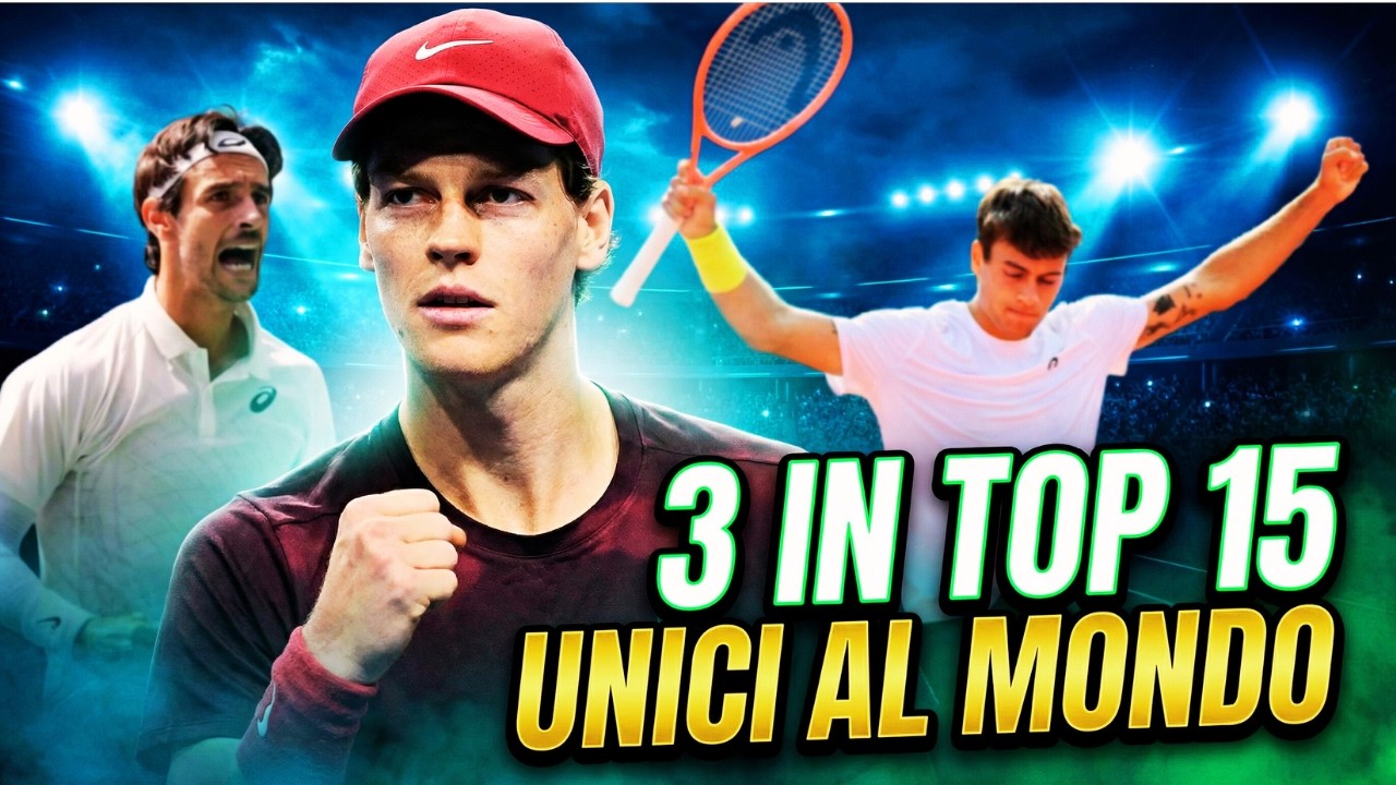 3 Italiani in Top 15: È Storia del Tennis Italiano