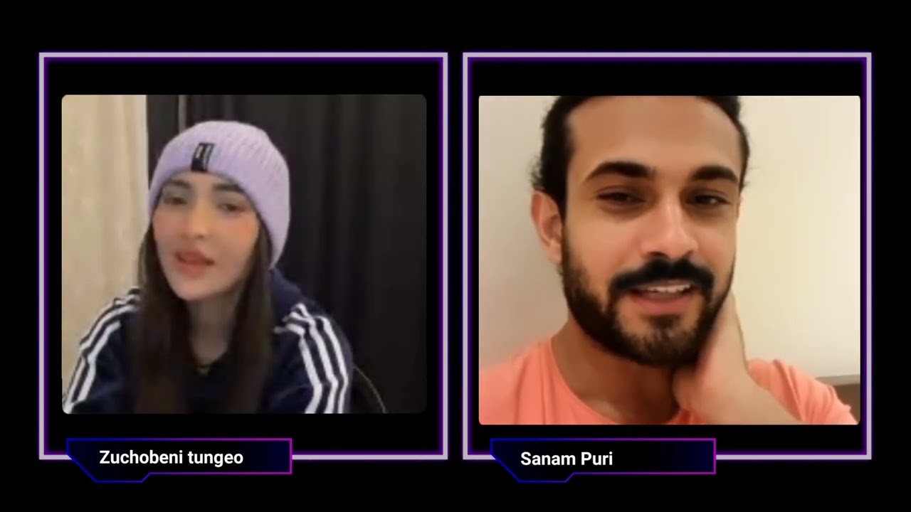 Sanam with his girlfriend 😄 zuchobeni tungoe