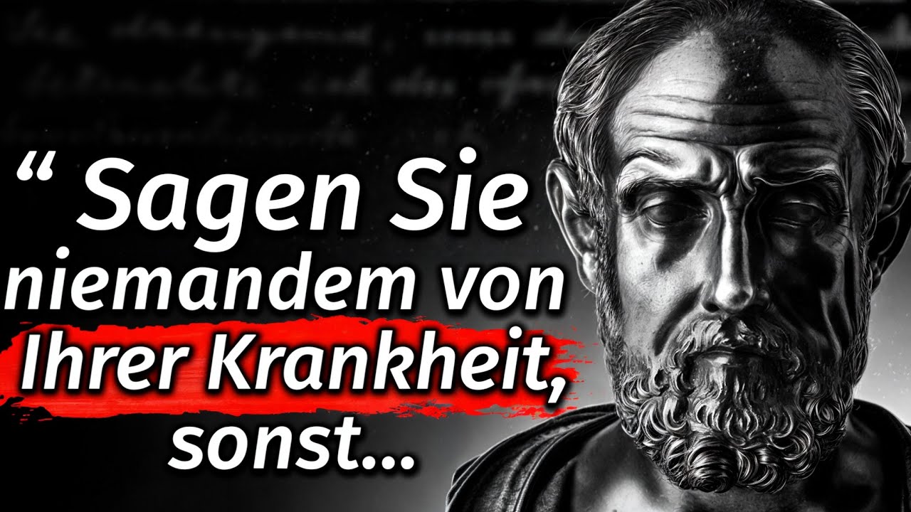 Hippokrates verbotene Zitate & Weisheiten über Gesundheit