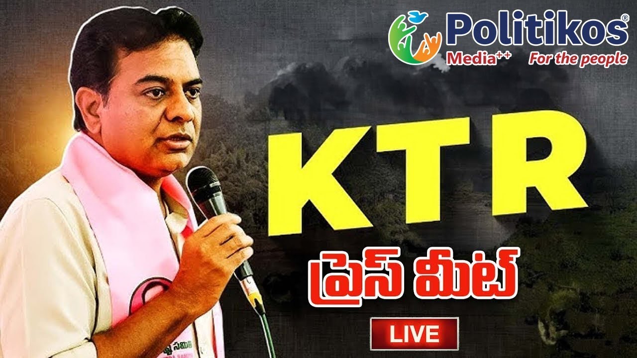 LIVE : BRS Working President KTR Press Conference
