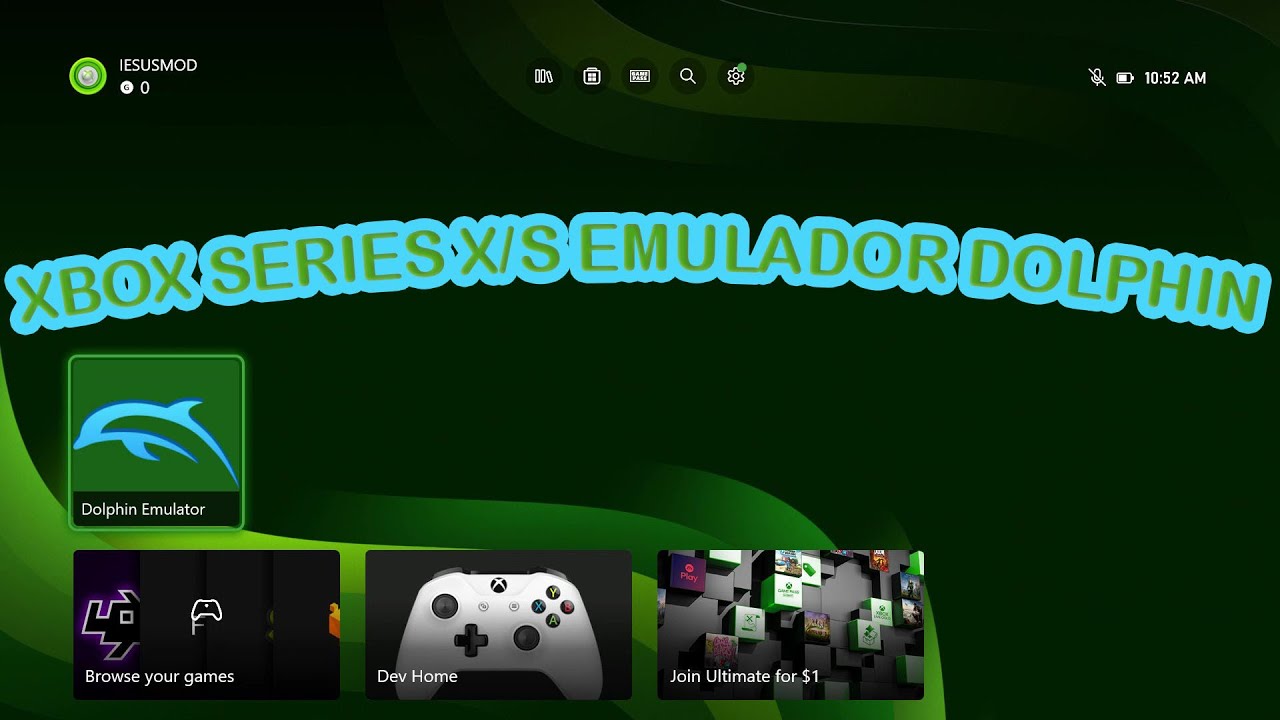 👉 XBOX SERIE S/X EMULADOR DOLPHIN MODO DESARROLLADOR. 👈