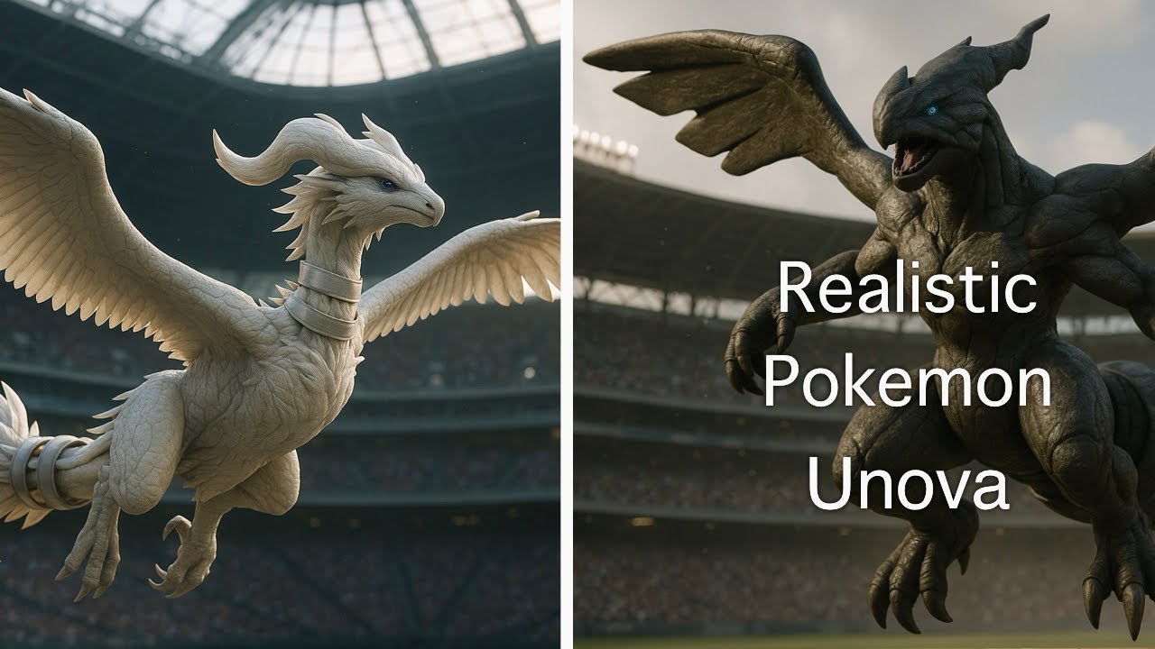 I created the fifth REALISTIC POKEMON Generation with AI - Unova Region 