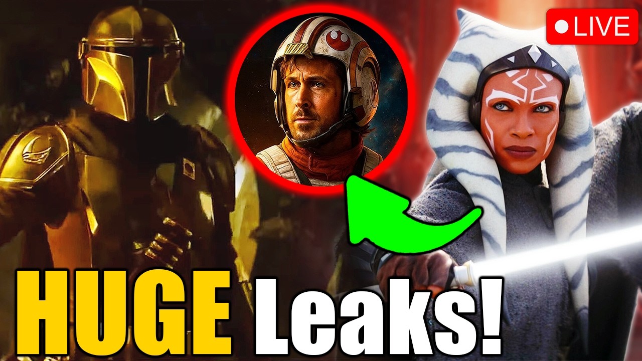 Mando & Grogu LEAKED Footage! Ahsoka Season 2 Set Photo LEAKS! Ryan Gosling Talks STAR WARS! - LIVE!