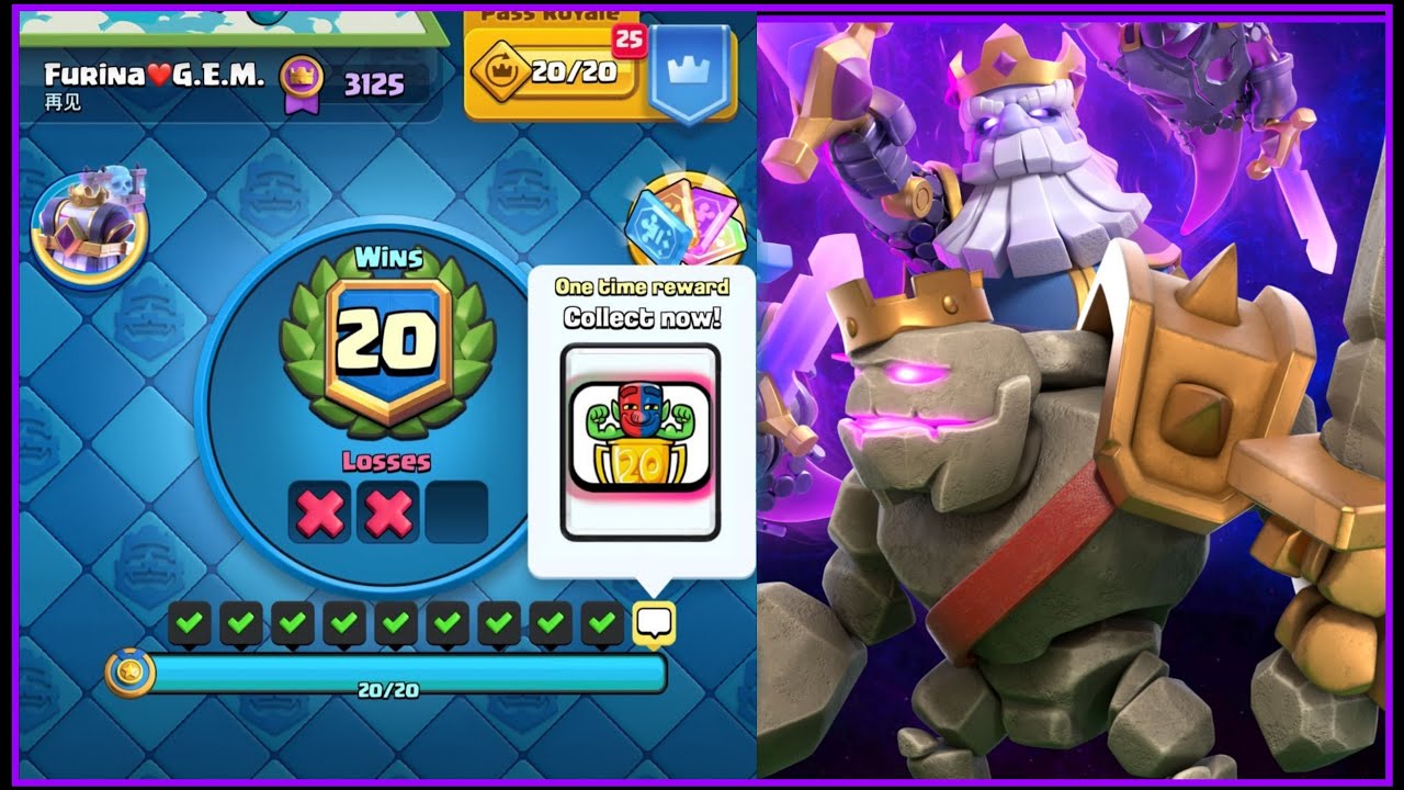 20 WINS with Golem Beatdown Deck.!