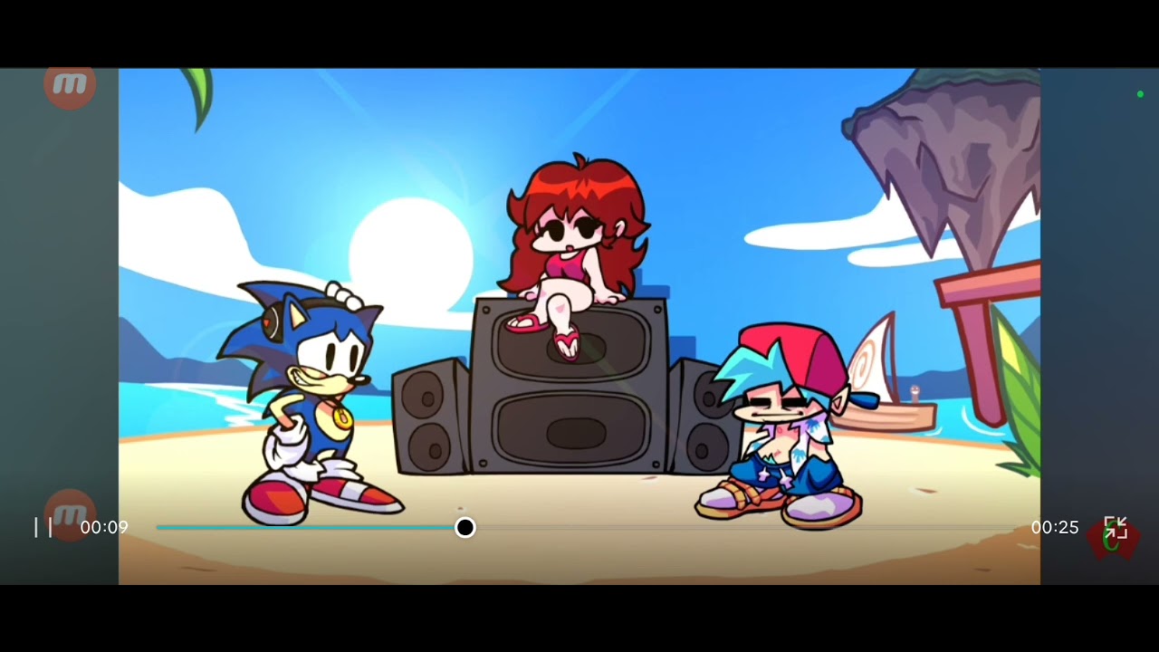 Eu criei o fnf sonic jam cutscenes em minha voz