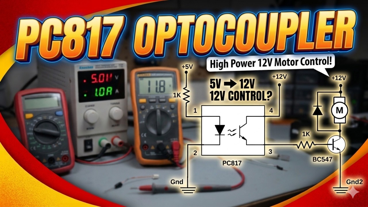 How to Use the PC817 Optocoupler in Your Electronics Projects!