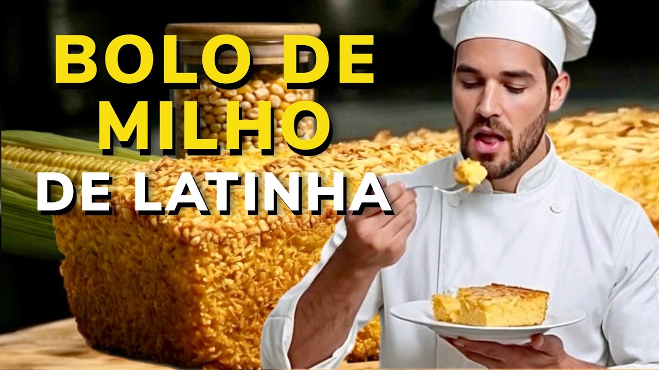 🌽 BOLO DE MILHO DE LATINHA NO LIQUIDIFICADOR | SEM FARINHA DE TRIGO