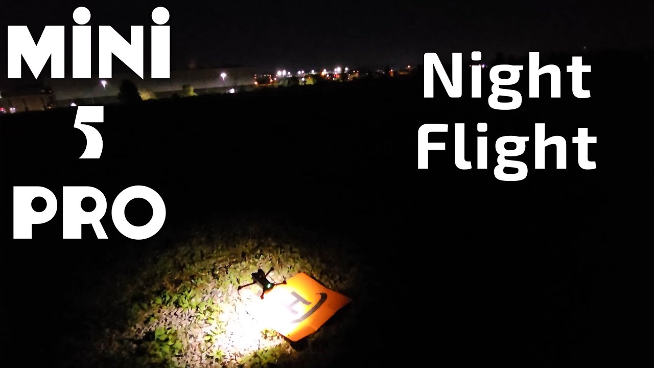Ночной полет DJI Mini 5 Pro
