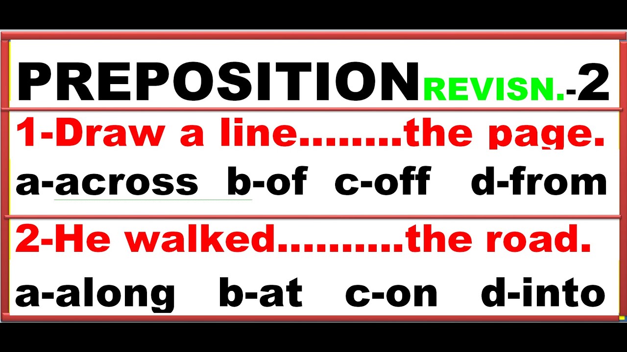 Preposition MCQs | English Grammar Revision | Class 7–10 | Odisha Board | Exam Practice