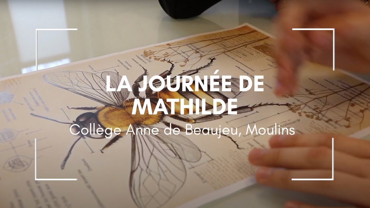 La Journée de Mathilde (2nde à Tle) Collège Anne de Beaujeu, Moulins - AC Clermont-Ferrand - 2025