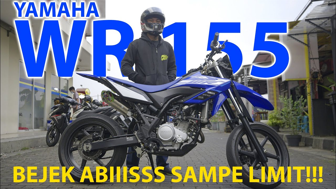 BONGKAR WR 155 SUPERMOTO MODIFIKASI BORE UP R59 RACING || PISTON BESAR , NOKEN AS, PORTING, ECU