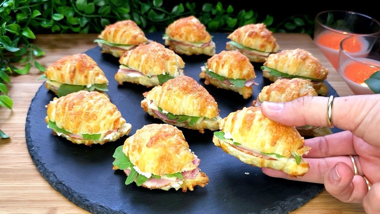 🔴 Хрустящее слоёное тесто рецепт для перекуса - Быстро и вкусно 🔴