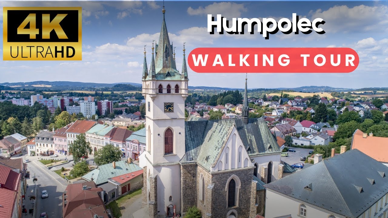Czech Republic Walking Tour 4k - Humpolec