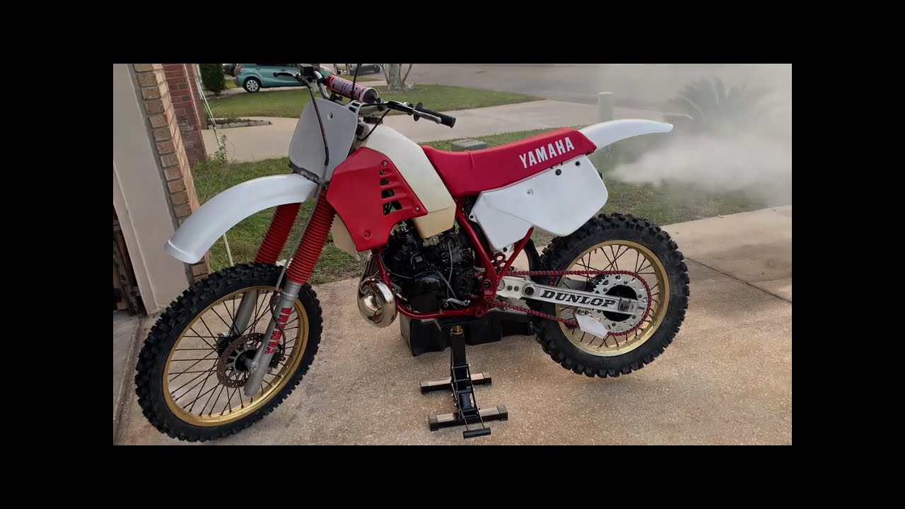 1986 Yamaha YZ250 restoration