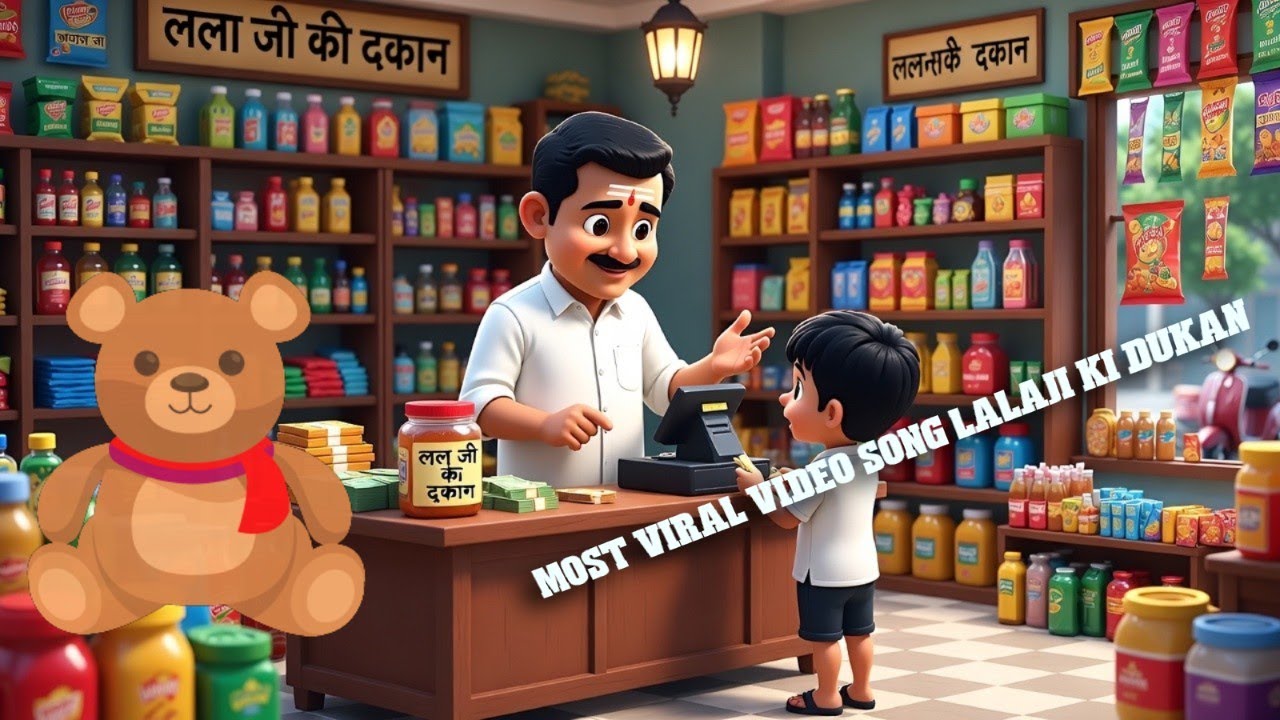 MOST VRIAL  LALAJI Ki  PYARI DUKAN 🏪 3D  CARTOON VIDEO